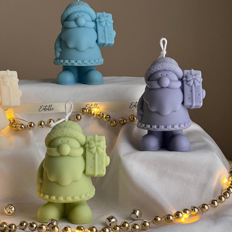 Cute Santa Claus Candle-4