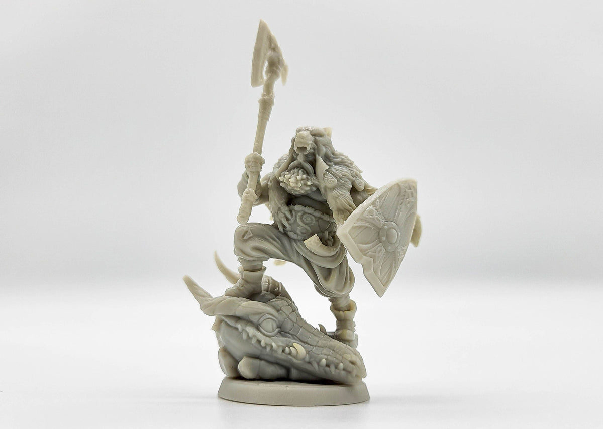 Male Thane Fighter dnd Viking mini - Norse | Male | Chief | Fighter | Barbarian | Fantasy, Human| Pathfinder | Wargaming, 28mm 32mm-1