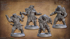 25 Viking Dnd Mini Set 2 - Artisan Guild | Male | Female | Norse | Fighter | Viking | Druid | Wizard | Pathfinder | Wargaming | 28mm 32mm-6
