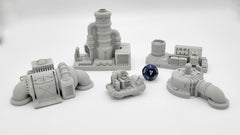 Sci-fi Scenery - Engine Room - EC3D Design, Infinity, Legion, Scifi, Cyberpunk, Starfinder, ttrpg terrain, traveller, starship, spaceship-1