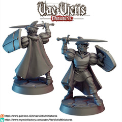 Prince dnd mini - Vae Victis | DnD | Commoner | Villager| Townsfolk | Pathfinder | TTRPG | Male | Noble | Fighter | Royal | 28mm 32mm-1