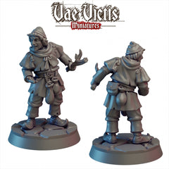 Peasant Squire 28/32mm mini - Vae Victis | DnD | Villager | Commoner | Human | Male | Pathfinder | TTRPG | Wargaming | Frostgrave | Town-1