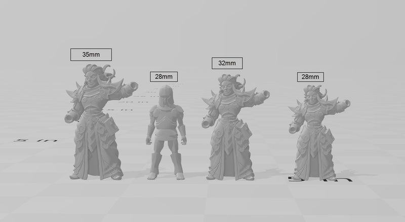 Eliora, Elven Fighter 28/32mm mini - Artisan Guild | Alfar | Drow | Female | Fighter | Paladin | Pathfinder | Wargaming | Forest | Wood-2