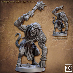 Sandfang Brutes 28/32mm mini set - Artisan Guild | Animal | Rat | Ogre | Monster | Ratfolk | Large | Pathfinder | Wargaming | Huge | Set-3