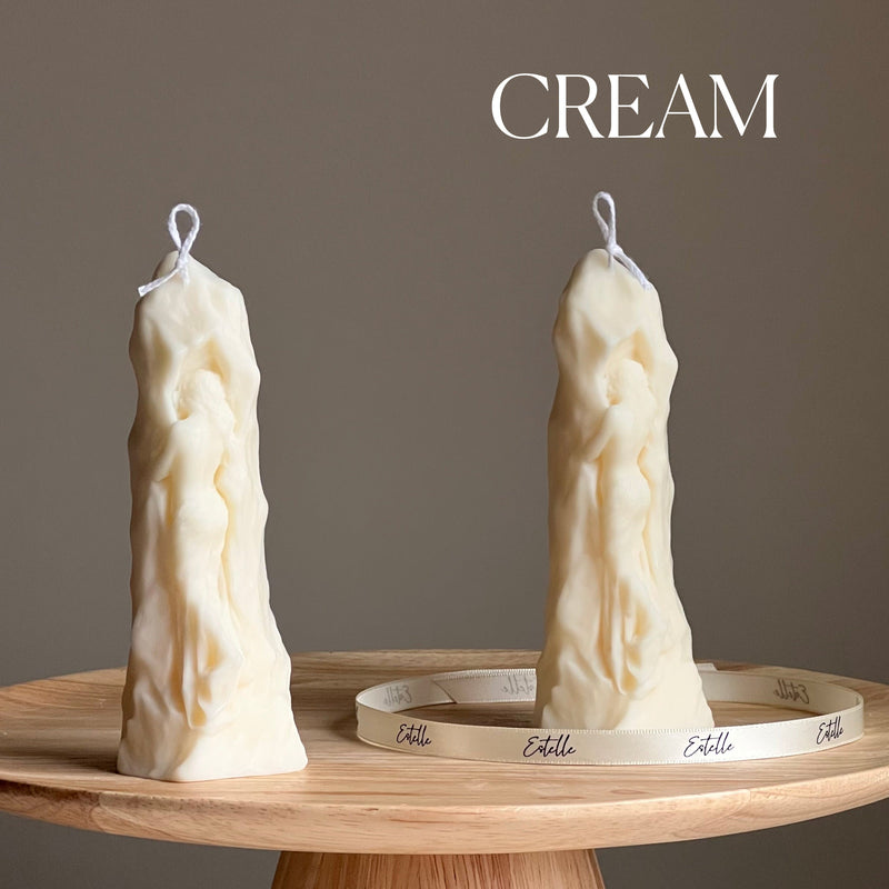 Torso Candle | Lady in Stone Soy Wax Figure-4