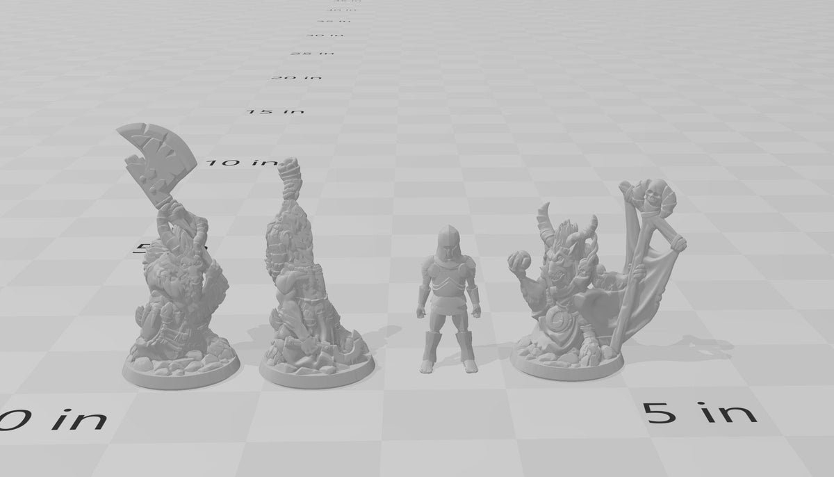 28mm Goatmen Mini Set - Arbiter Minitatures - | DnD | Minotaur | Yakfolk | Wargaming | Pathfinder | Goat | Cleric | Beastmen | Brute | Male-2