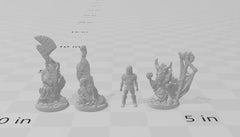 28mm Goatmen Mini Set - Arbiter Minitatures - | DnD | Minotaur | Yakfolk | Wargaming | Pathfinder | Goat | Cleric | Beastmen | Brute | Male-2
