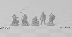 4 Goblin Mini Set - Arbiter Minitatures - | DnD | Orc | Goblinoid | Wargaming | Pathfinder | Hobgoblin | Cave | Hills | Plains | Fighter-2
