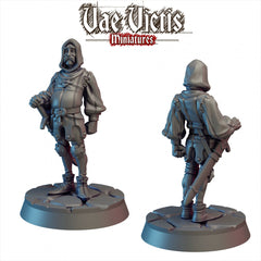 Tired Old Guard 28/32mm mini - Vae Victis | DnD | Townsfolk | Fighter | Human | Pathfinder | TTRPG | Male | Frostgrave | Monster-1