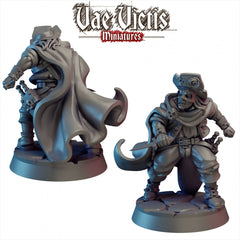 Knife Specialist Rogue 28/32mm mini - Vae Victis | DnD | Rogue | Assassin | Innkeep| Pathfinder | TTRPG | Male | Fighter |-1