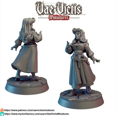 Young Princess dnd mini - Vae Victis | DnD | Commoner | Villager| Townsfolk | Pathfinder | TTRPG | Male | Noble | Female| Royal | 28mm 32mm-1
