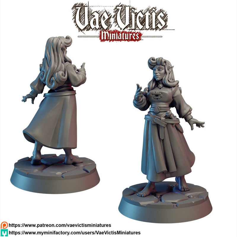 Young Princess dnd mini - Vae Victis | DnD | Commoner | Villager| Townsfolk | Pathfinder | TTRPG | Male | Noble | Female| Royal | 28mm 32mm-1