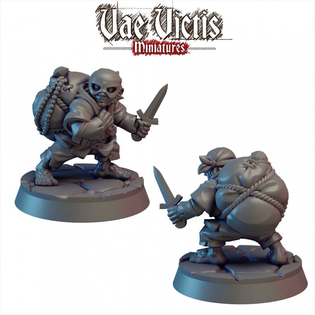 Halfling Thief 28/32mm mini - Vae Victis | DnD | Gnome | Rogue | Assassin | Male | Pathfinder | TTRPG | Wargaming | Frostgrave | Burglar-1