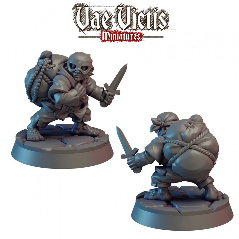 Halfling Thief 28/32mm mini - Vae Victis | DnD | Gnome | Rogue | Assassin | Male | Pathfinder | TTRPG | Wargaming | Frostgrave | Burglar-1