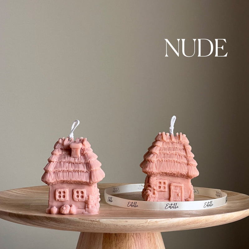 Handmade House Candle | Sculptural Soy Wax Pillar Candle-2