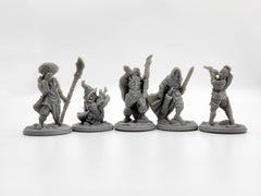 DnD Miniature Party Set 5 - 28mm Adventuring Group - Paladin | Monk | Sorcerer | Bard | Barbarian | Pathfinder-1