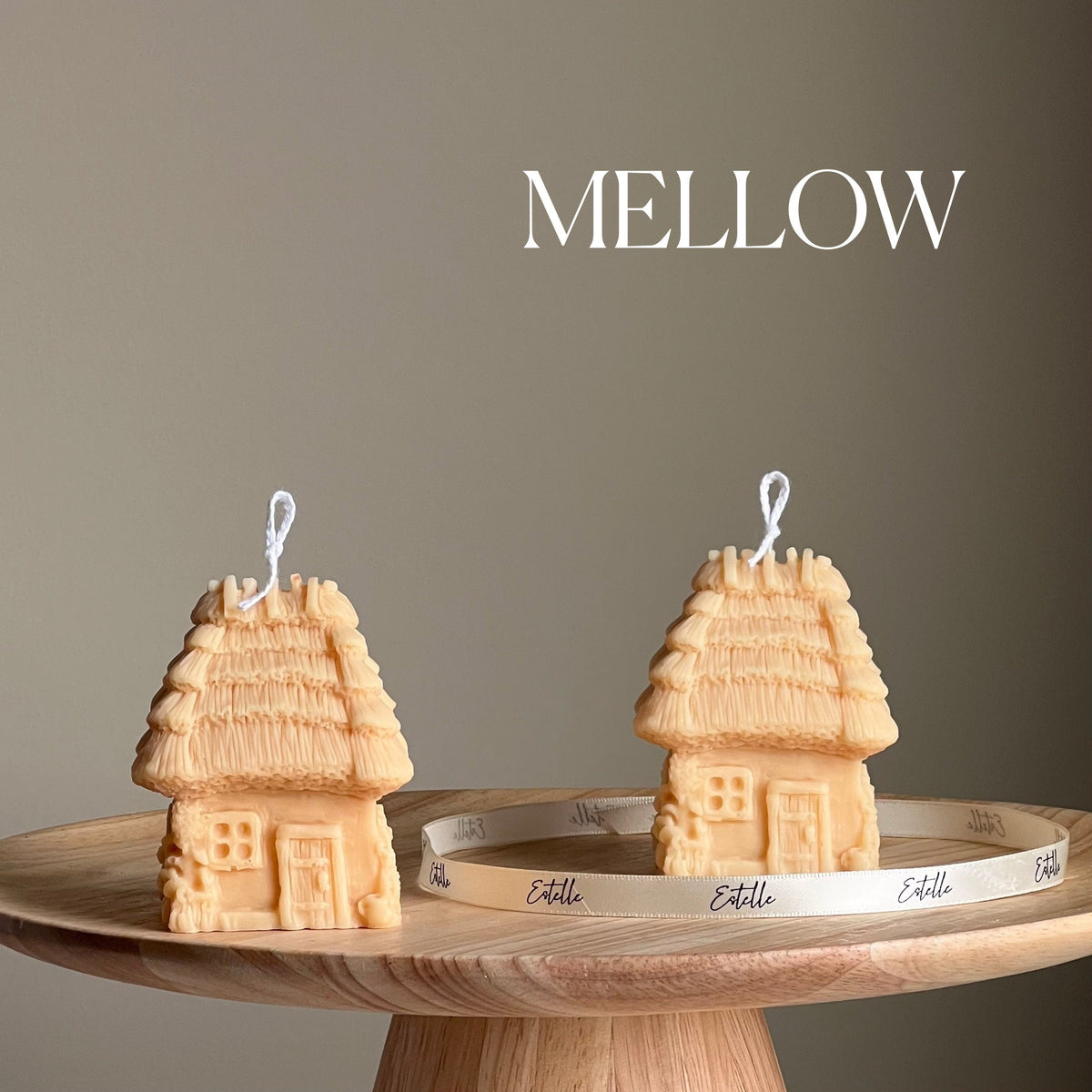 Handmade House Candle | Sculptural Soy Wax Pillar Candle-3