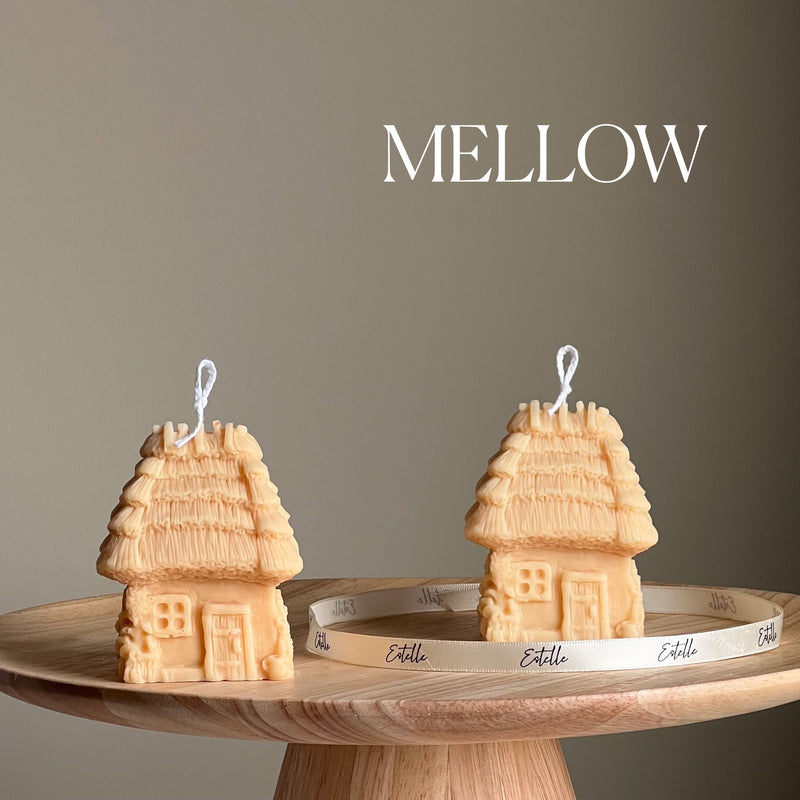 Handmade House Candle | Sculptural Soy Wax Pillar Candle-3