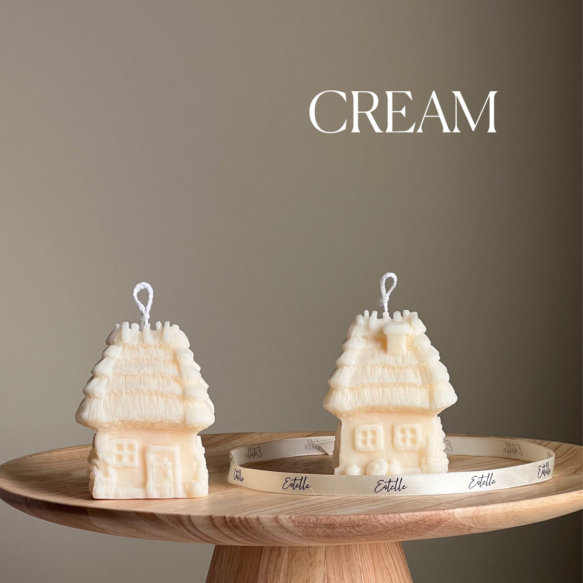 Handmade House Candle | Sculptural Soy Wax Pillar Candle-4