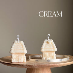 Handmade House Candle | Sculptural Soy Wax Pillar Candle-4