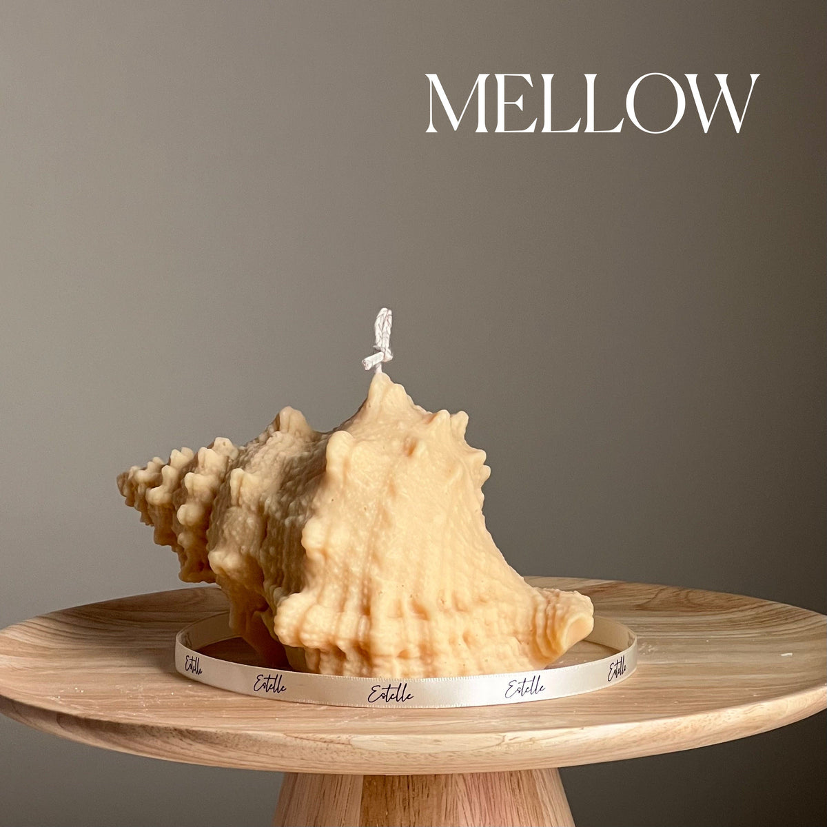 Large Seashell Soy Wax Candle: Unique Home Decor-5
