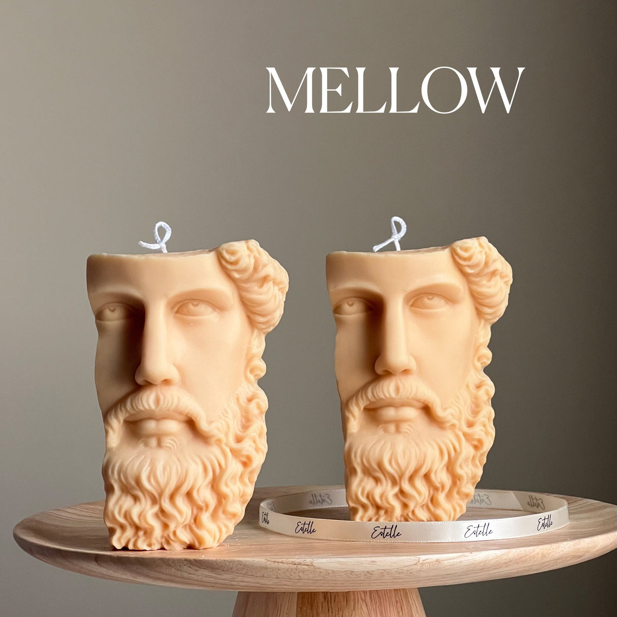 Zeus Bust Soy Candle | Greek Statue Decor-6
