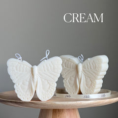 Handmade Soy Butterfly Candle | Decorative Pillar Candle-3