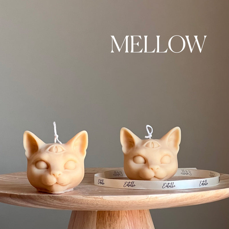 Handmade Cat Head Soy Candle: Trendy Home Decor-4