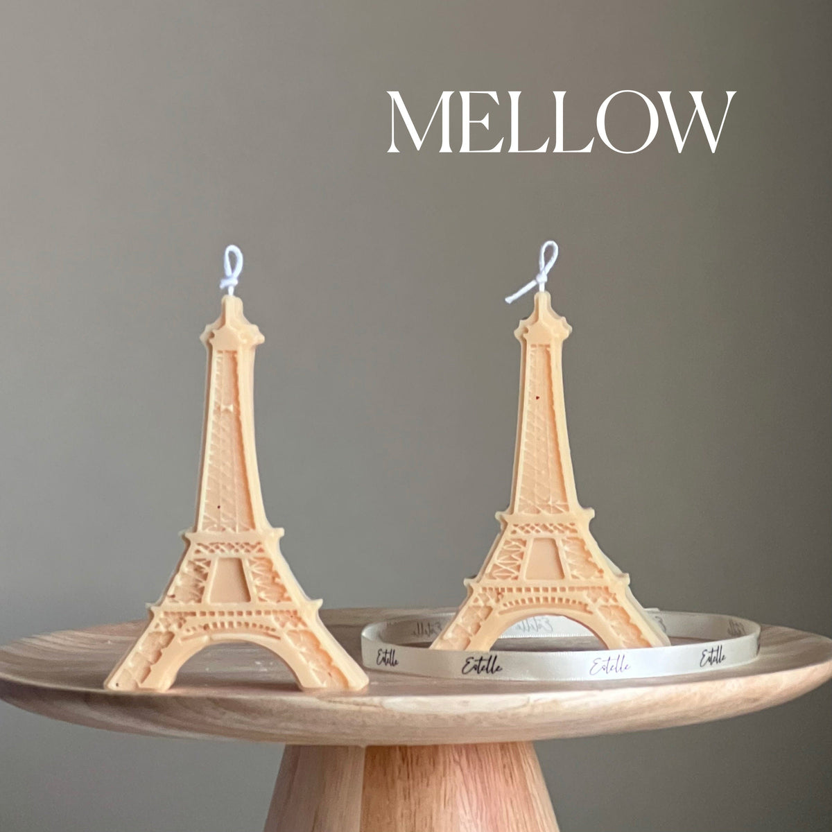 Eiffel Tower Soy Candle: Handmade Decorative Pillar Candle-4