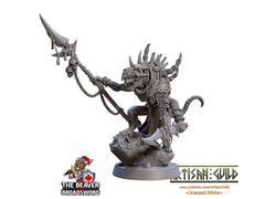 Bonekrat Carrionbearer  28/32mm mini - Artisan Guild | Animal | Rat | Mouse | Fighter | Ratfolk | Barbarian | Pathfinder | Wargaming | Rogue-1
