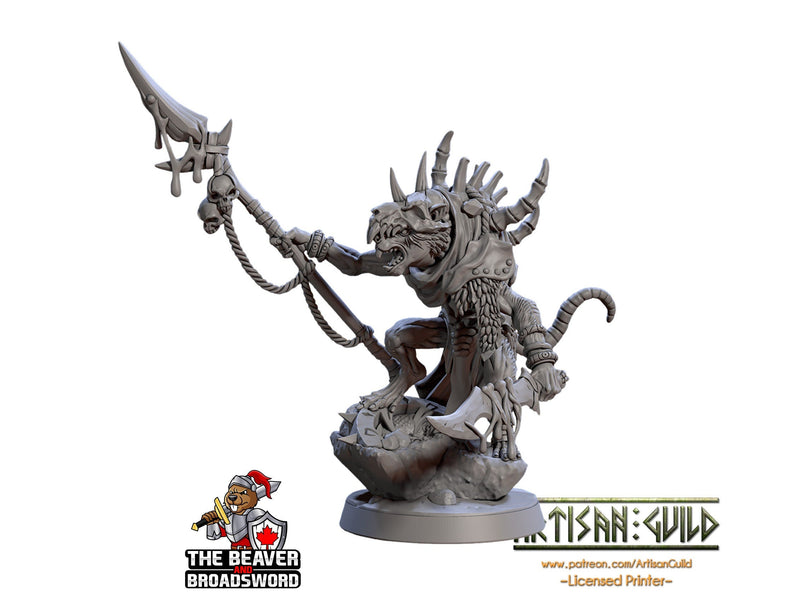 Sandfang Ratkin complete  28/32mm mini set- Artisan Guild | Animal | Rat | Unit | Fighter | Ratfolk | Wizard | Pathfinder | Wargaming | Hero-4