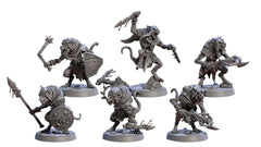 Sandfang Ratkin complete  28/32mm mini set- Artisan Guild | Animal | Rat | Unit | Fighter | Ratfolk | Wizard | Pathfinder | Wargaming | Hero-7