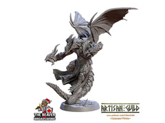 Flamagath Blackflame 28/32mm mini - Artisan Guild | Dragon | Dragonkin | Dragonborn | Sorcerer | Wizard | Warlock | Pathfinder | Wargaming-1