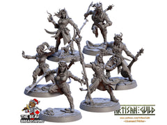 Mezzalfiend Trickster - Artisan's Guild | Tiefling | DnD | Pathfinder | Fantasy | Ranger | Fighter | Wizard | Rogue | Sorcerer | Pack-1