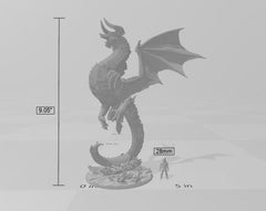 Azgrathok the Chaos Dragonlord mini - Artisan Guild | Dragon | Drake | Legendary | Tiamat | Gargantuan | Pathfinder | Wargaming-2