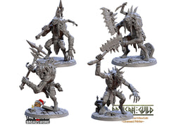 Barrow Abominations  28/32mm mini set - Artisan Guild | Zombie | Undead | Necromancer | Lich | Monster | Fantasy | Pathfinder | Wargaming-1