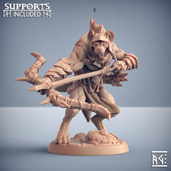 Bonegnasher Gnoll Warriors  28/32mm mini set - Artisan Guild | Monster | Pack | Hyena | Fighter | Desert | Fantasy | Pathfinder | Wargaming-7