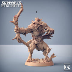 Bonegnasher Gnoll Warriors  28/32mm mini set - Artisan Guild | Monster | Pack | Hyena | Fighter | Desert | Fantasy | Pathfinder | Wargaming-8