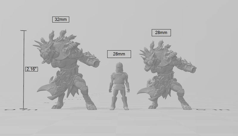 Yenogra the Matriarch  28/32mm dnd mini - Artisan Guild | Monster | Pack | Hyena | Fighter | Desert | Fantasy | Pathfinder | Wargaming-2