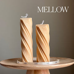 Astrological Pillar Candle: Soy Wax, Shaped Decorative Candle-4