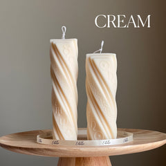Astrological Pillar Candle: Soy Wax, Shaped Decorative Candle-3