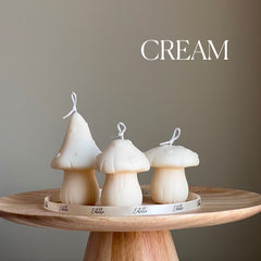 Mushroom Candle Set | Soy Wax Home Decor-3