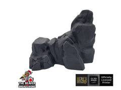 Large Rock Terrain Set 2 -  Scatter Scenery by EC3D, for TTRPGs and Wargaming - Mountain, Rocks, Canyon, DnD mini, Pathfinder, Tabletop-3