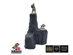 Large Rock Terrain Set 2 -  Scatter Scenery by EC3D, for TTRPGs and Wargaming - Mountain, Rocks, Canyon, DnD mini, Pathfinder, Tabletop-5