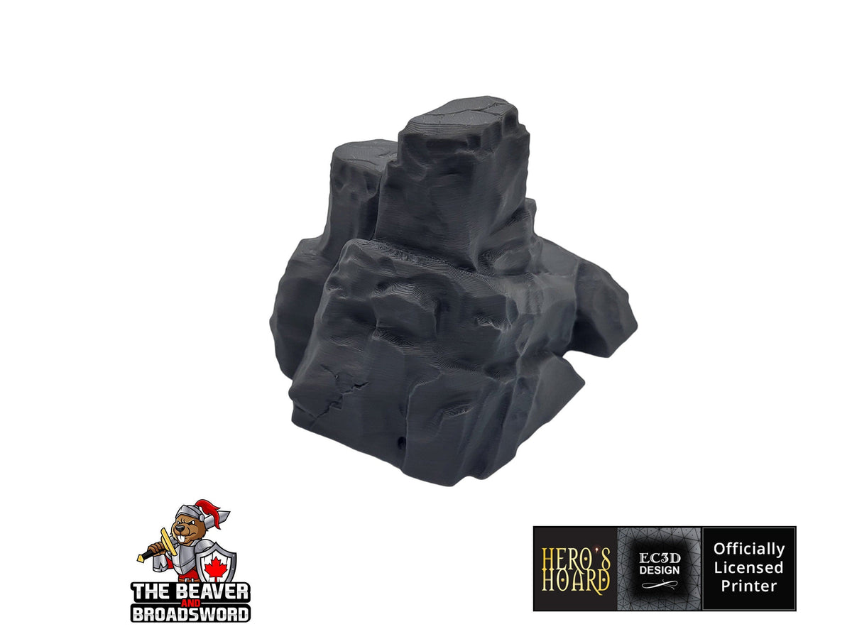 Large Rock Terrain Set 2 -  Scatter Scenery by EC3D, for TTRPGs and Wargaming - Mountain, Rocks, Canyon, DnD mini, Pathfinder, Tabletop-7