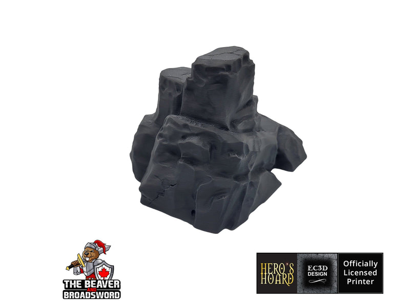 Large Rock Terrain Set 2 -  Scatter Scenery by EC3D, for TTRPGs and Wargaming - Mountain, Rocks, Canyon, DnD mini, Pathfinder, Tabletop-7