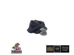 Large Rock Terrain Set 3 -  Scatter Scenery by EC3D, for TTRPGs and Wargaming - Mountain, Rocks, Canyon, DnD mini, Pathfinder, Tabletop-2