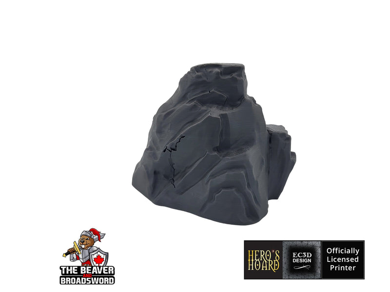 Large Rock Terrain Set 3 -  Scatter Scenery by EC3D, for TTRPGs and Wargaming - Mountain, Rocks, Canyon, DnD mini, Pathfinder, Tabletop-5