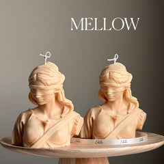 Blind Justice Soy Wax Candle: Woman Bust Statue Candle-4