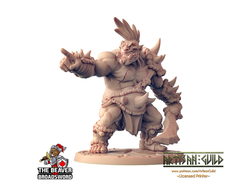Ogre Marauder with Sword 2 - Artisan Guild | DnD | Fighter | Barbarian | Monster | Male | Pathfinder | TTRPG | Wargaming | Frostgrave, Giant-1